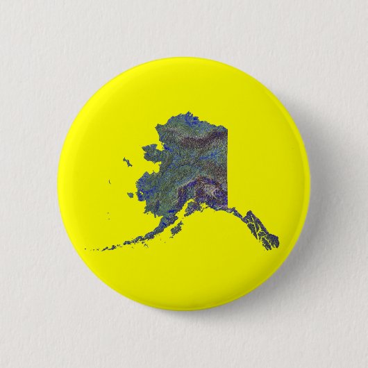 Alaska Map Button (Vorderseite)