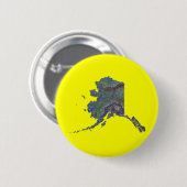 Alaska Map Button (Vorne & Hinten)