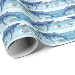 Alaska-Meeresleben-Feiertags-Geschenkpapier Geschenkpapier