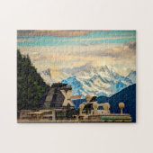 Alaska Mendenhall Glacier. Jigsaw Puzzle (Horizontal)