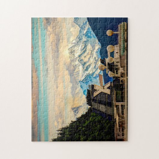 Alaska Mendenhall Glacier. Jigsaw Puzzle (Vertikal)