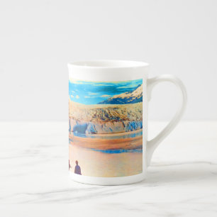 Alaska Mendenhall Gletscher Juneau USA Vintage Porzellantasse