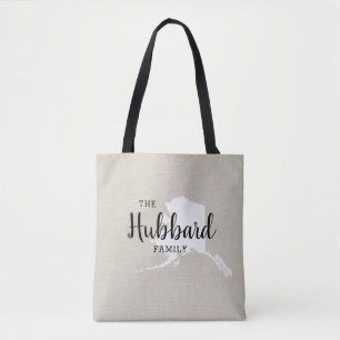 Alaska Monogram Staat Tote Bag Tasche