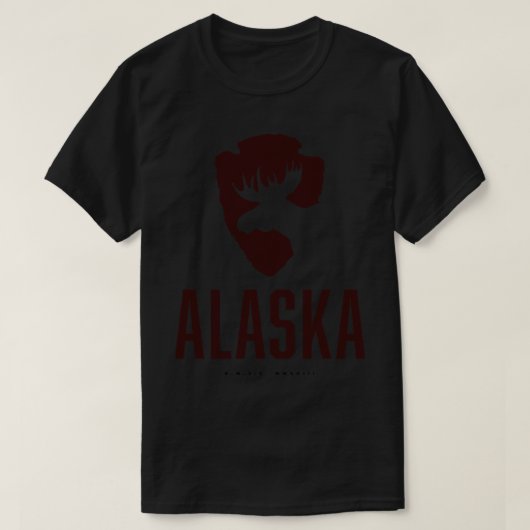 Alaska Moose Brown T-Shirt (Design vorne)
