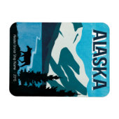 Alaska Moose Cruise Door Decor Magnet (Horizontal)