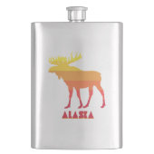 Alaska Moose Flachmann (Vorderseite)