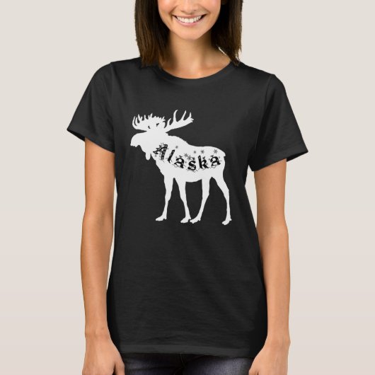 Alaska Moose Holiday T-Shirt (Vorderseite)