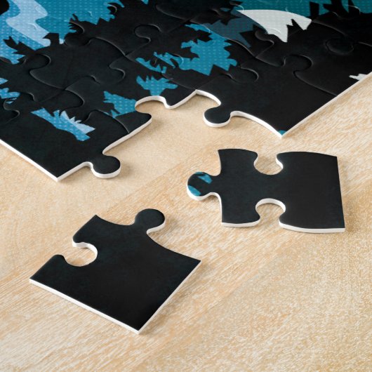Alaska Moose Mountain Puzzle (Seite)