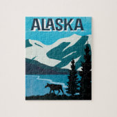 Alaska Moose Mountain Puzzle (Vertikal)