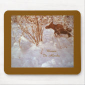 Alaska Moose Mouse Pad Mousepad (Vorne)