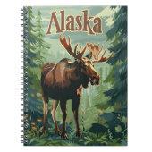 Alaska Moose Notizblock (Vorderseite)