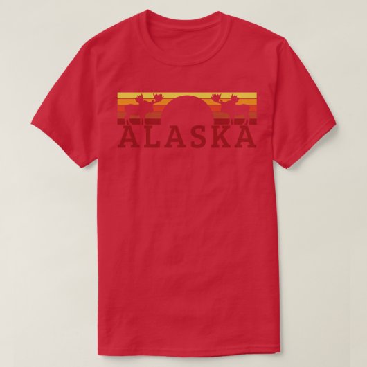 Alaska Moose Vintag T-Shirt (Design vorne)