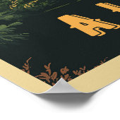 Alaska Moose - Vintage Wildnis Poster (Ecke)