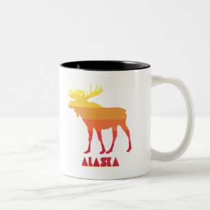 Alaska Moose Zweifarbige Tasse