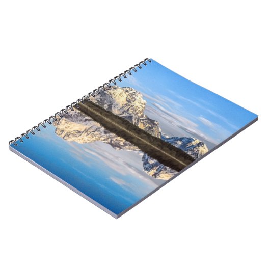 Alaska Mountains Reflection Photo Notizblock (Linke Seite)