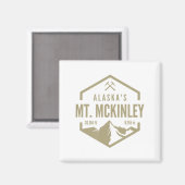 Alaska Mt McKinley Magnet (Vorderseite/Rückseite)
