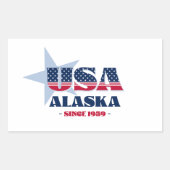 Alaska My Zuhause Staat Sticker (Vorderseite)