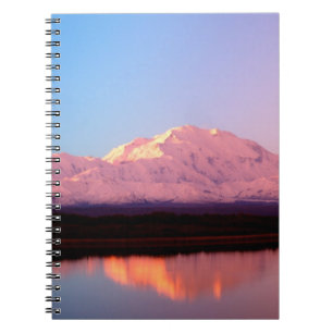 Alaska, Nationalpark Denali, McKinley bei Notizblock