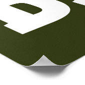 Alaska. Nationalpark Denali und Erhaltung Poster (Ecke)