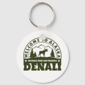 Alaska. Nationalpark Denali und Erhaltung Schlüsselanhänger (Vorderseite)