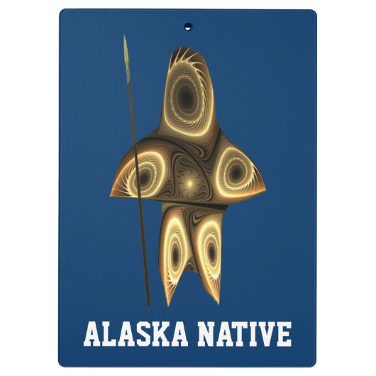 Alaska Native Klemmbrett (Rückseite)