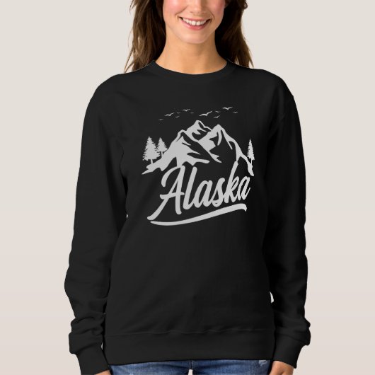 Alaska Natur Wandern Sweatshirt (Vorderseite)