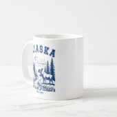Alaska Nature Escape with Moose Kaffeetasse (Vorderseite Links)