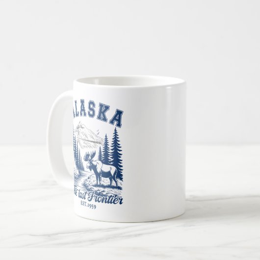 Alaska Nature Escape with Moose Kaffeetasse (Vorderseite Links)