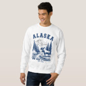 Alaska Nature Escape with Moose Sweatshirt (Vorne ganz)