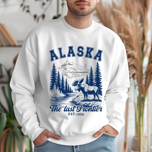 Alaska Nature Escape with Moose Sweatshirt