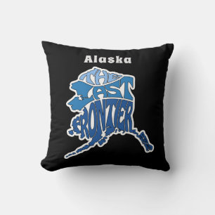 Alaska Nickname Word Art Kissen