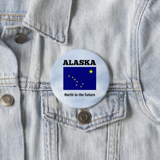 Alaska, Nord in die Zukunft Button (Beispiel)