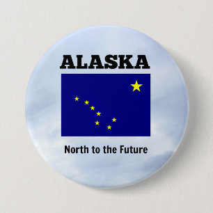 Alaska, Nord in die Zukunft Button