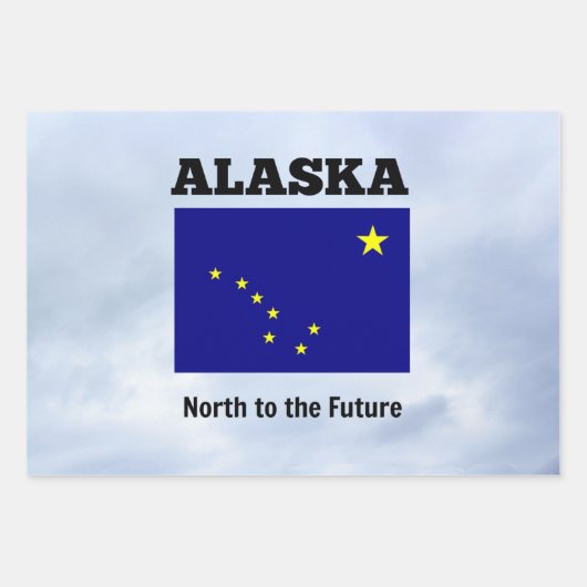Alaska, Nord in die Zukunft Geschenkpapier Set (Vorderseite)
