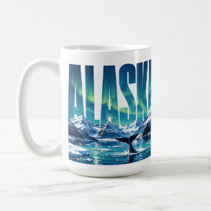 Alaska Nördliche Lichter Berg Wilderness Abenteuer Kaffeetasse