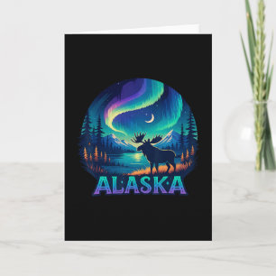 Alaska Nördliches Licht Aurora Betrachtung Alaska Karte