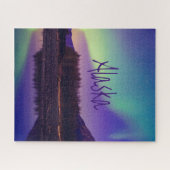 Alaska Nordlichter - See Puzzle (Horizontal)