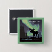 Alaska | Northern Lights Moor Button (Vorne & Hinten)