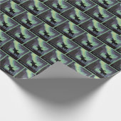 Alaska | Northern Lights Moor Geschenkpapier (Ecke)