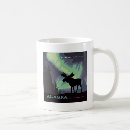Alaska | Northern Lights Moor Kaffeetasse (Rechts)