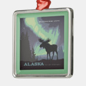 Alaska | Northern Lights Moor Ornament Aus Metall (Links)