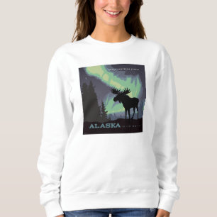 Alaska   Northern Lights Moor Sweatshirt