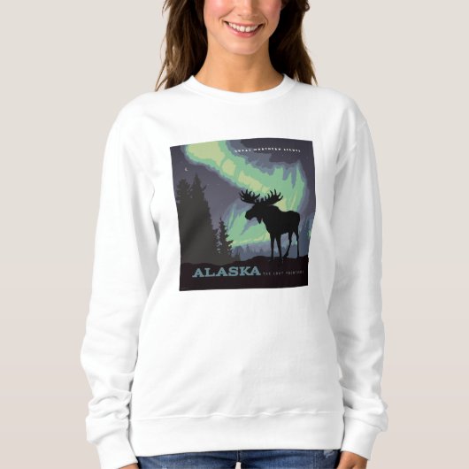 Alaska | Northern Lights Moor Sweatshirt (Vorderseite)