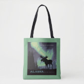 Alaska | Northern Lights Moor Tasche (Vorderseite)