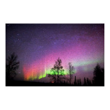 Alaska Northern Lights Sky Night Crackle Art