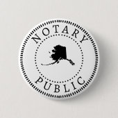 Alaska Notary Public Button (Vorderseite)