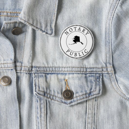 Alaska Notary Public Button (Beispiel)