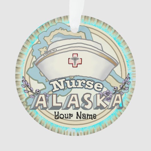 Alaska Nurse Ornament (Vorderseite)