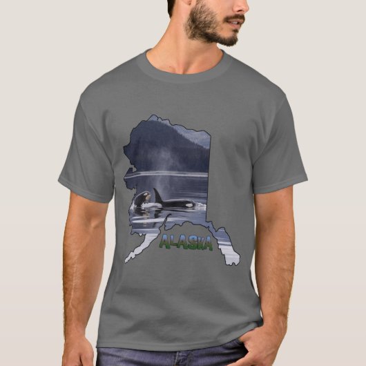 Alaska Orca Whales T-Shirt (Vorderseite)