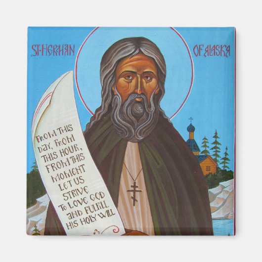 Alaska-Orthodoxe Icon Magnet (Vorne)